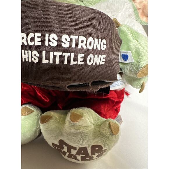 Build a Bear The Child Mandalorian Baby Yoda Star Wars Sounds FROG & SOUP BOWL - Picture 2 of 8